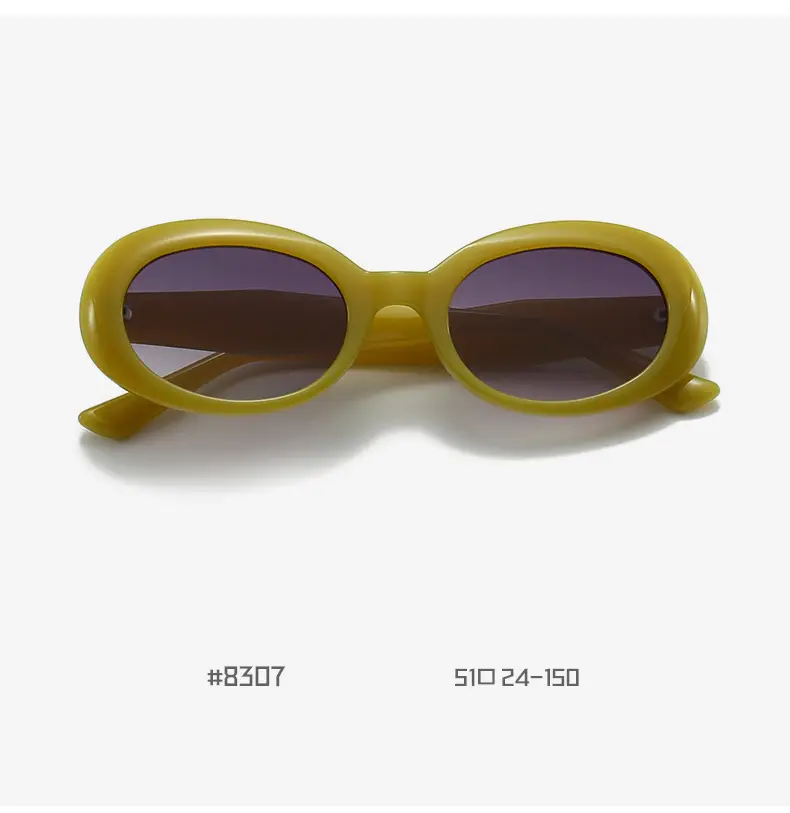 Women Anti-UV Round Sunglasses Korean Style — feature 11