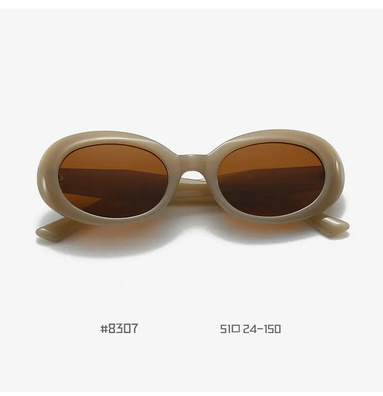 Women Anti-UV Round Sunglasses Korean Style — feature 13