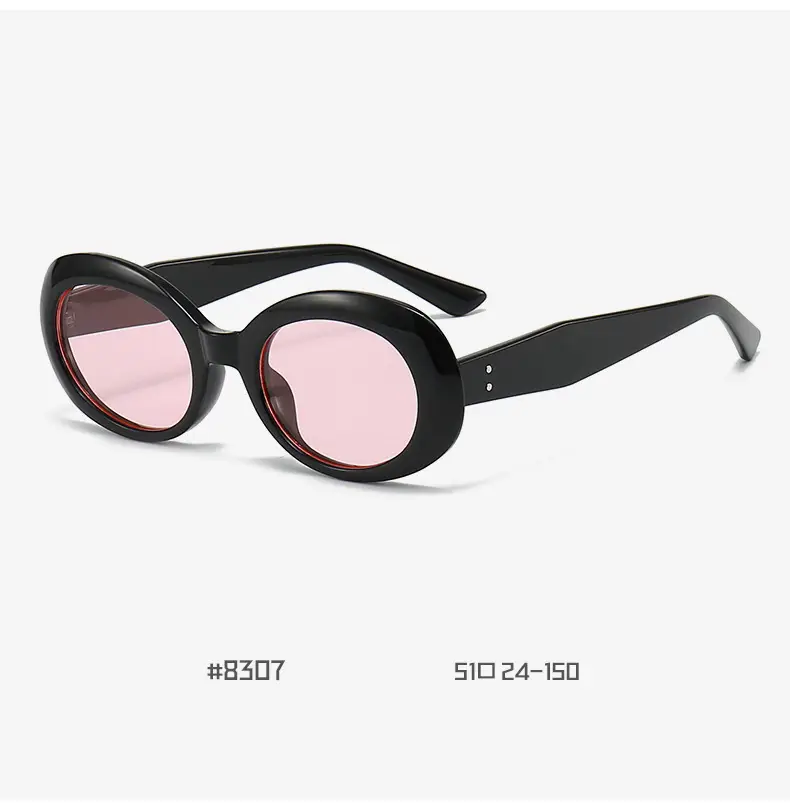 Women Anti-UV Round Sunglasses Korean Style — feature 18