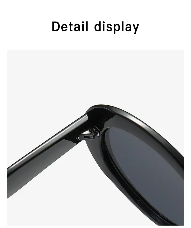 Women Anti-UV Round Sunglasses Korean Style — feature 5