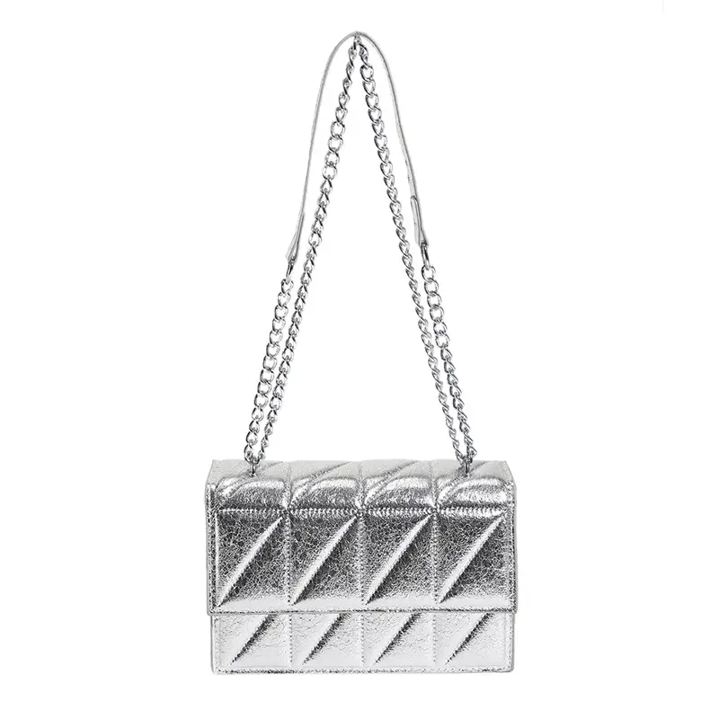 Korean Style Lattice Crossbody Bag Women 2026