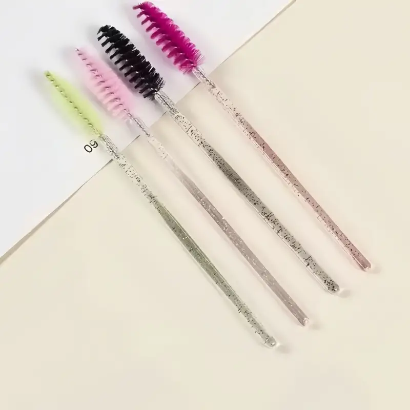 Crystal Spiral Eyelash Comb with Blue Glitter Red Wrap - Image 25
