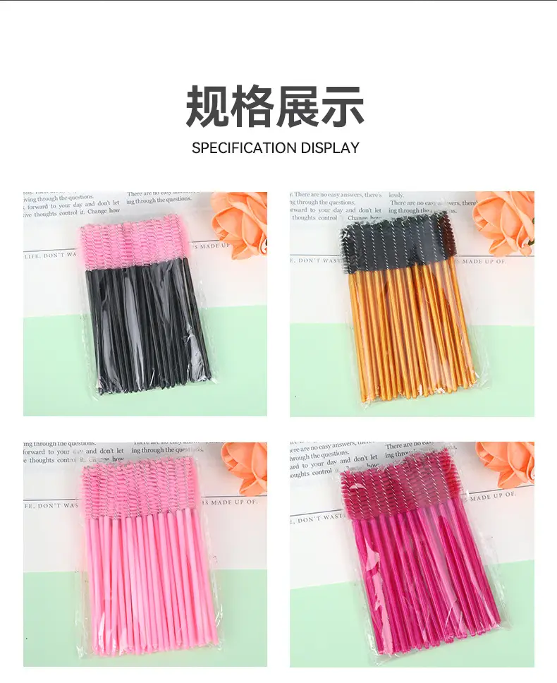 Crystal Spiral Eyelash Comb with Blue Glitter Red Wrap — feature 7