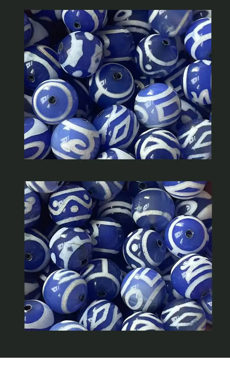 Natural Blue Chalcedony Agate Beads 10mm High Gloss — feature 8