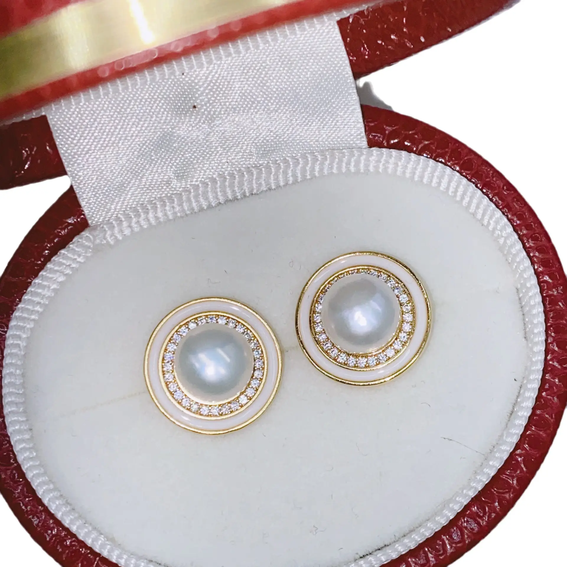 Blue Pearl Earrings with Silver Needle Studs - Image 47