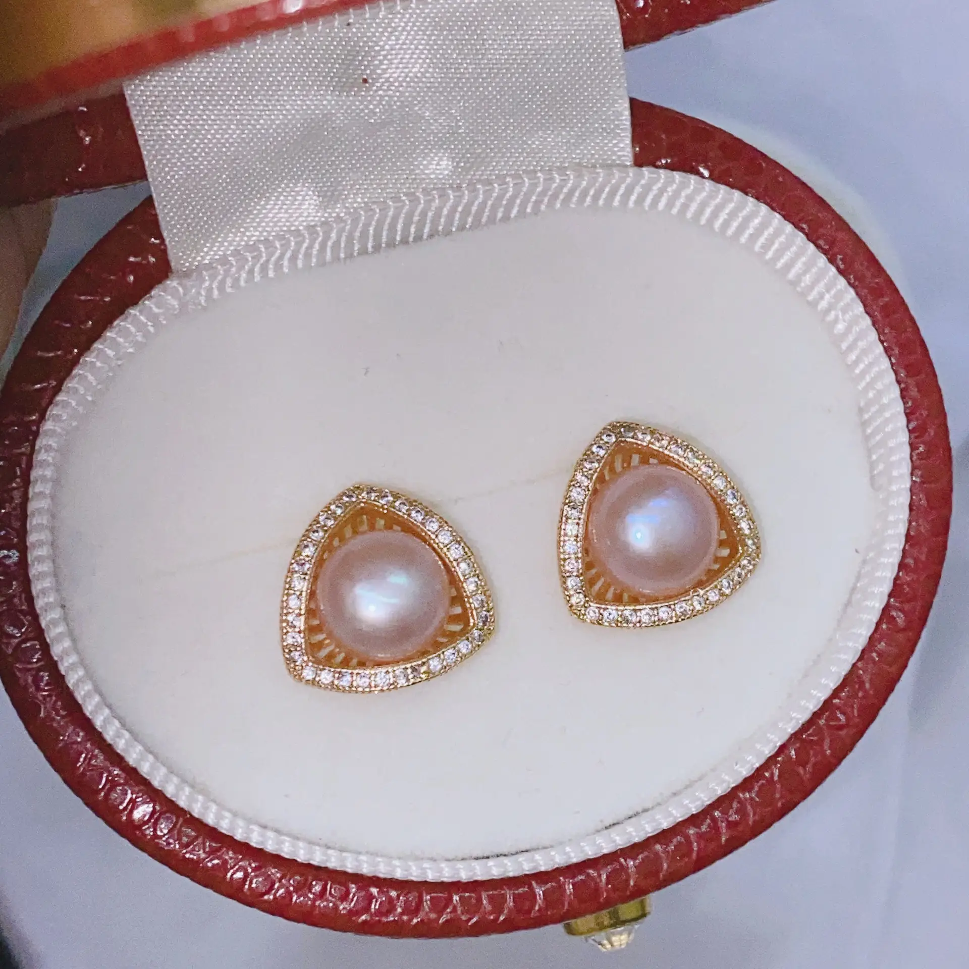 Blue Pearl Earrings with Silver Needle Studs — feature 20