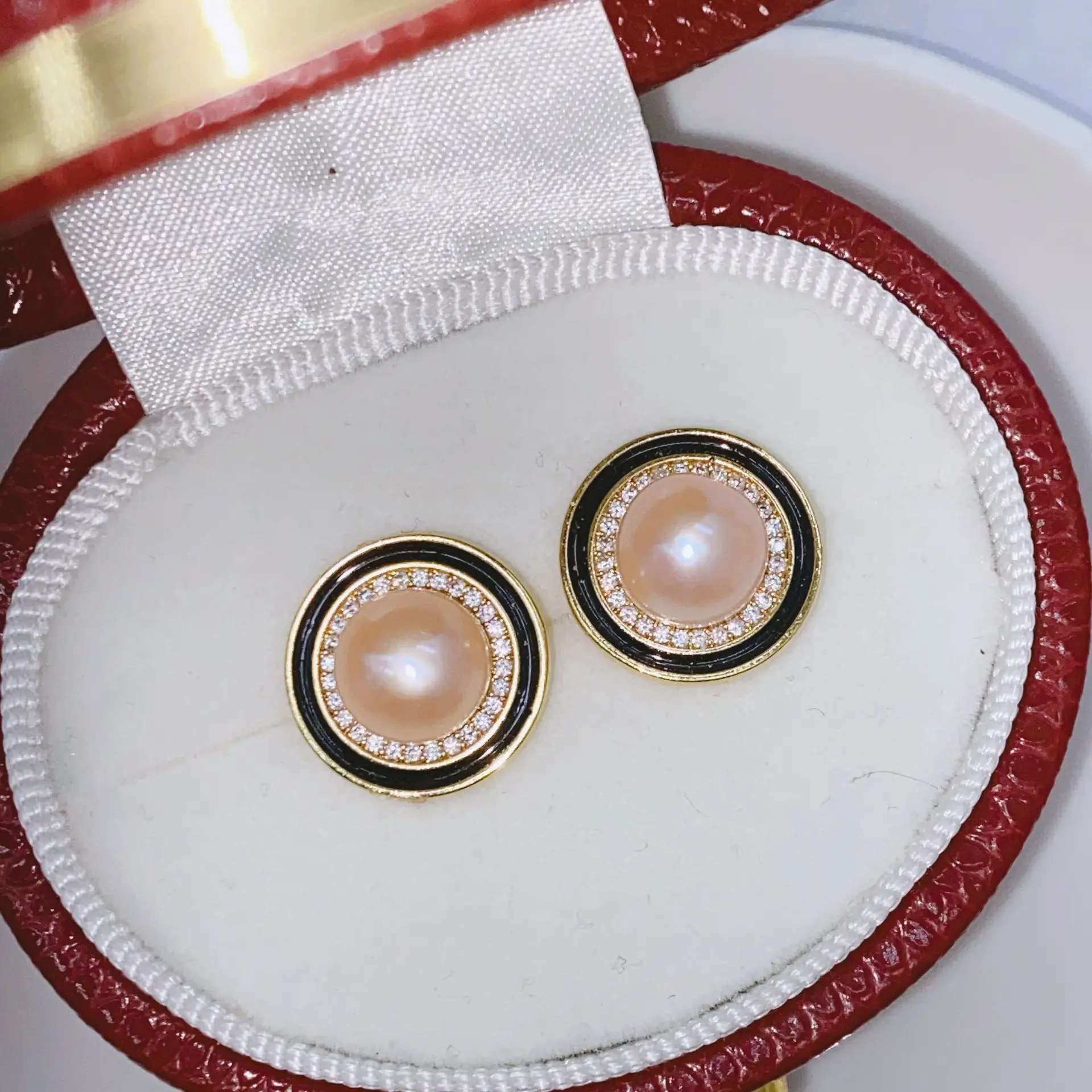 Blue Pearl Earrings with Silver Needle Studs - Image 29