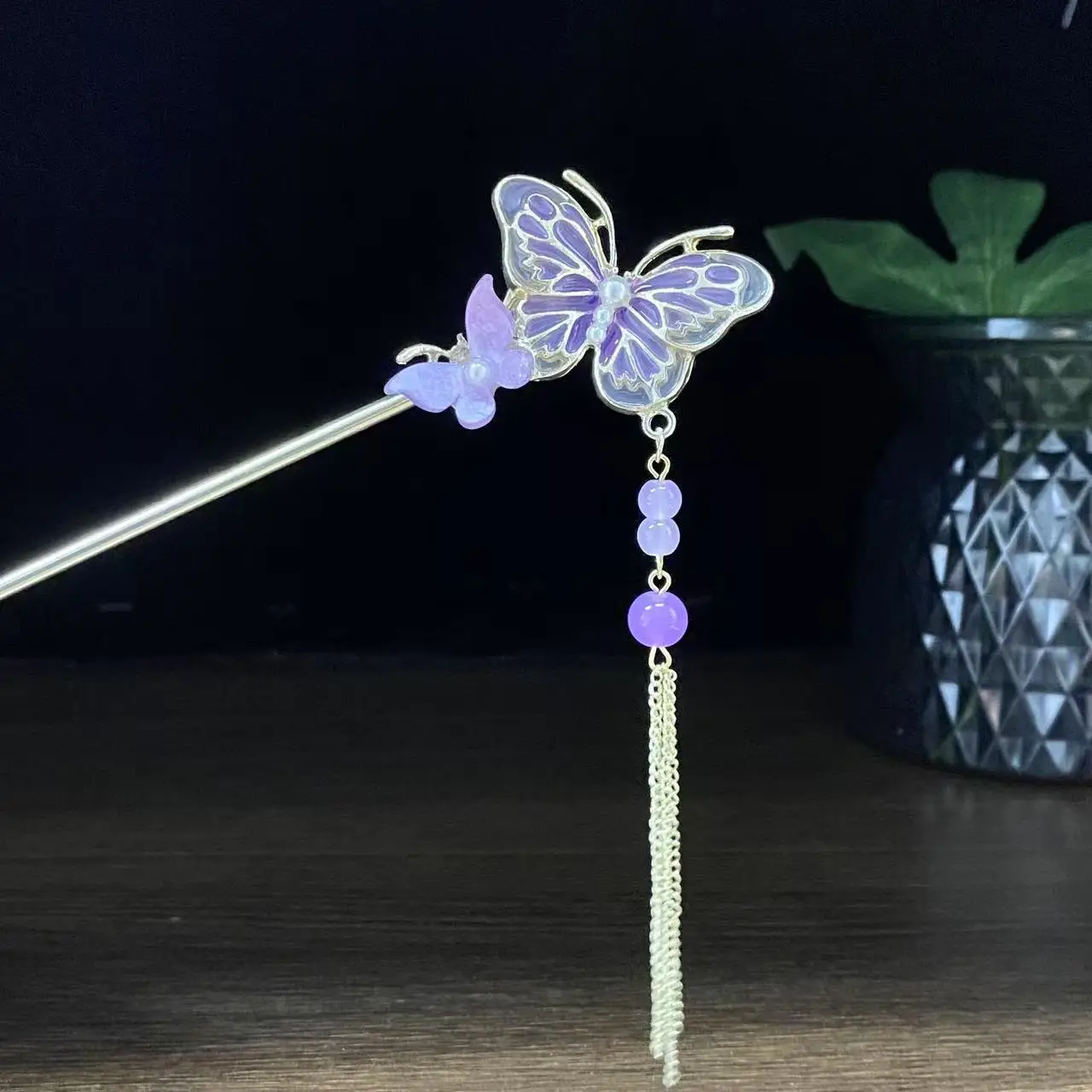 Antique Star Hanfu Hairpin with Pearl Drop - Image 101
