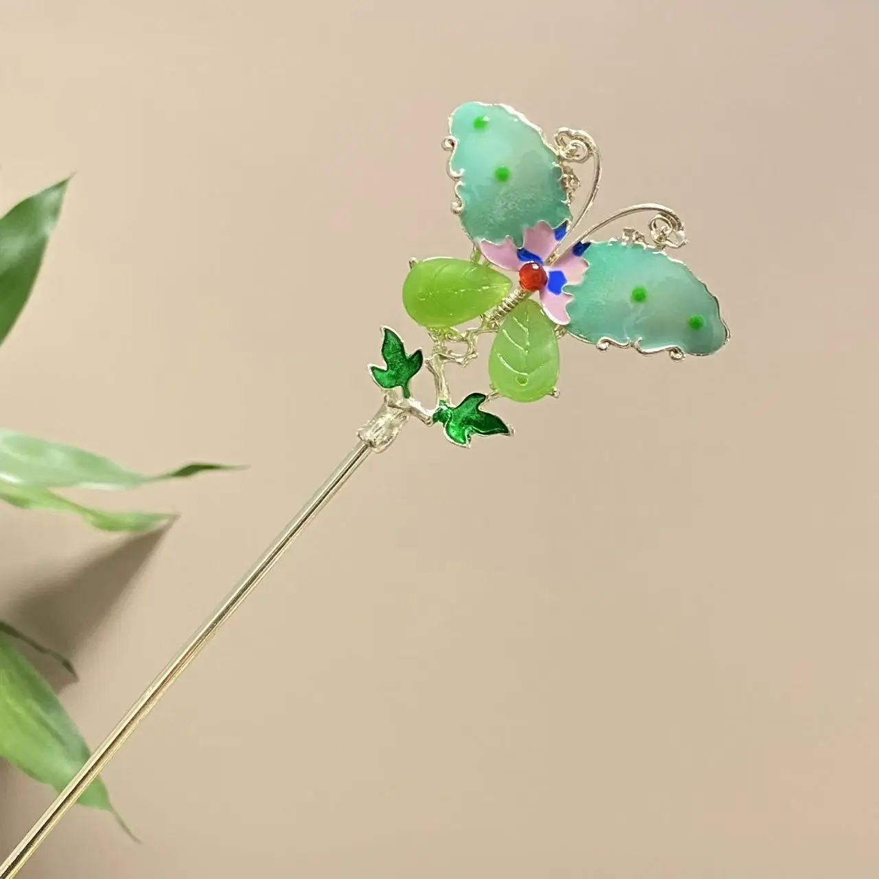 Antique Star Hanfu Hairpin with Pearl Drop - Image 146