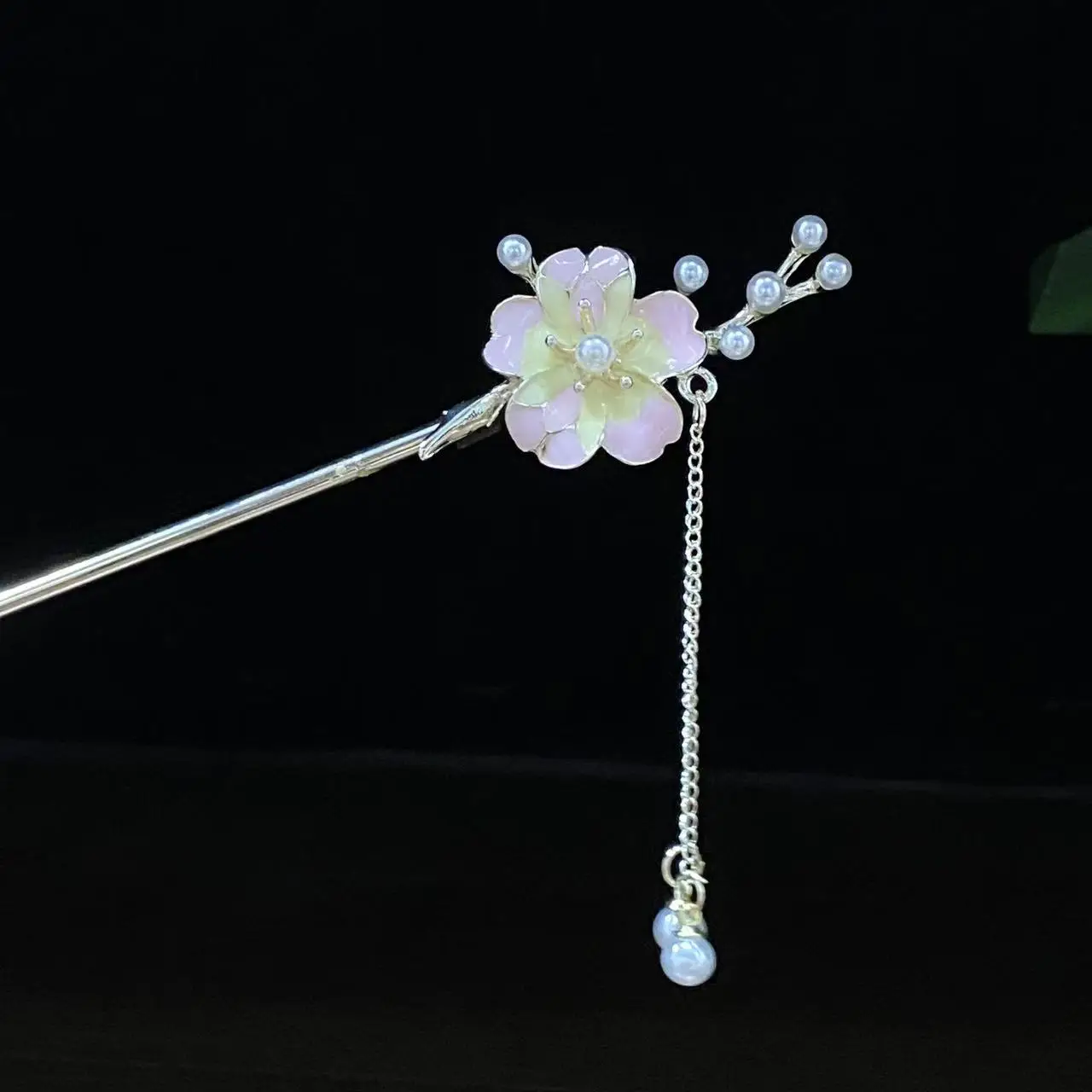 Antique Star Hanfu Hairpin with Pearl Drop - Image 63
