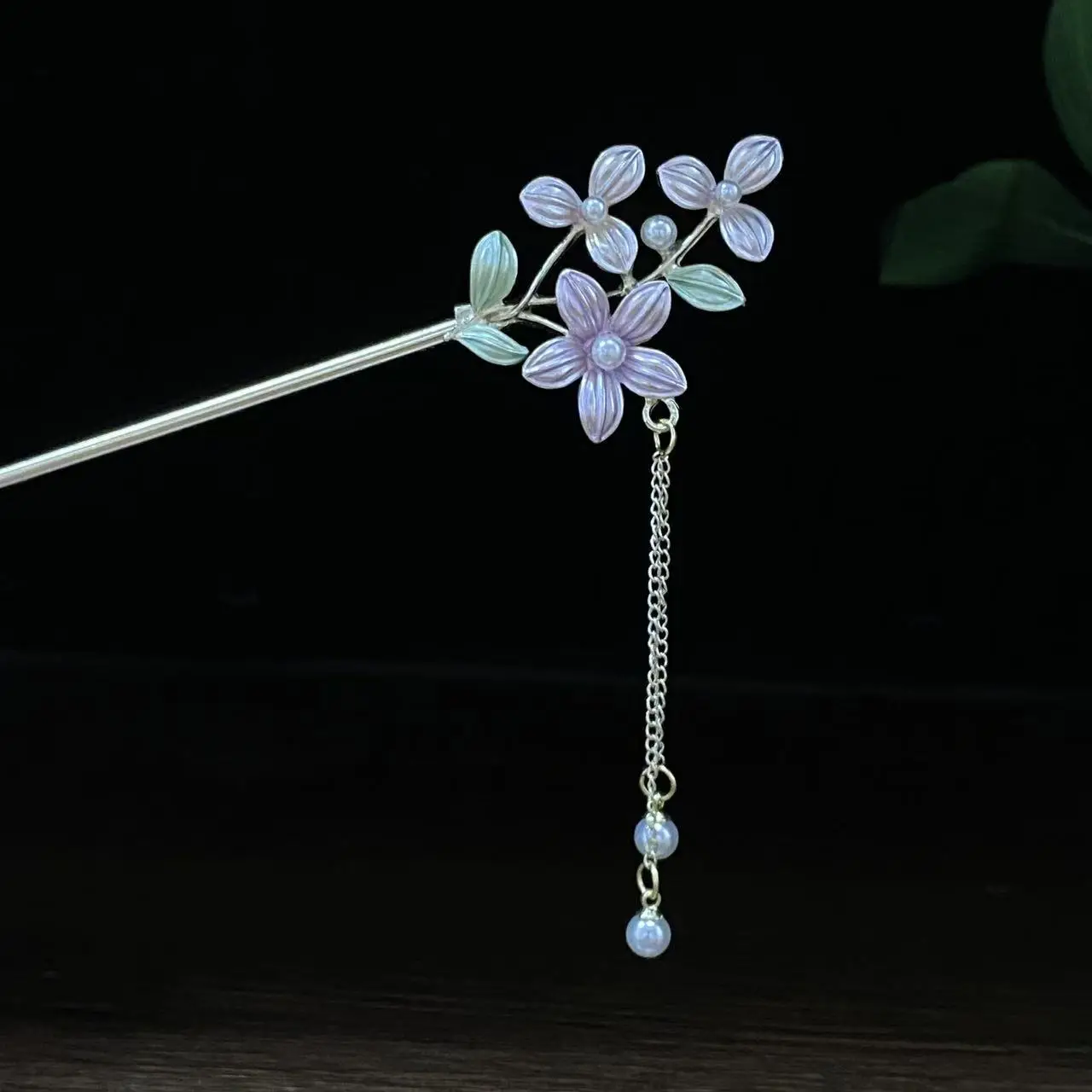 Antique Star Hanfu Hairpin with Pearl Drop - Image 65