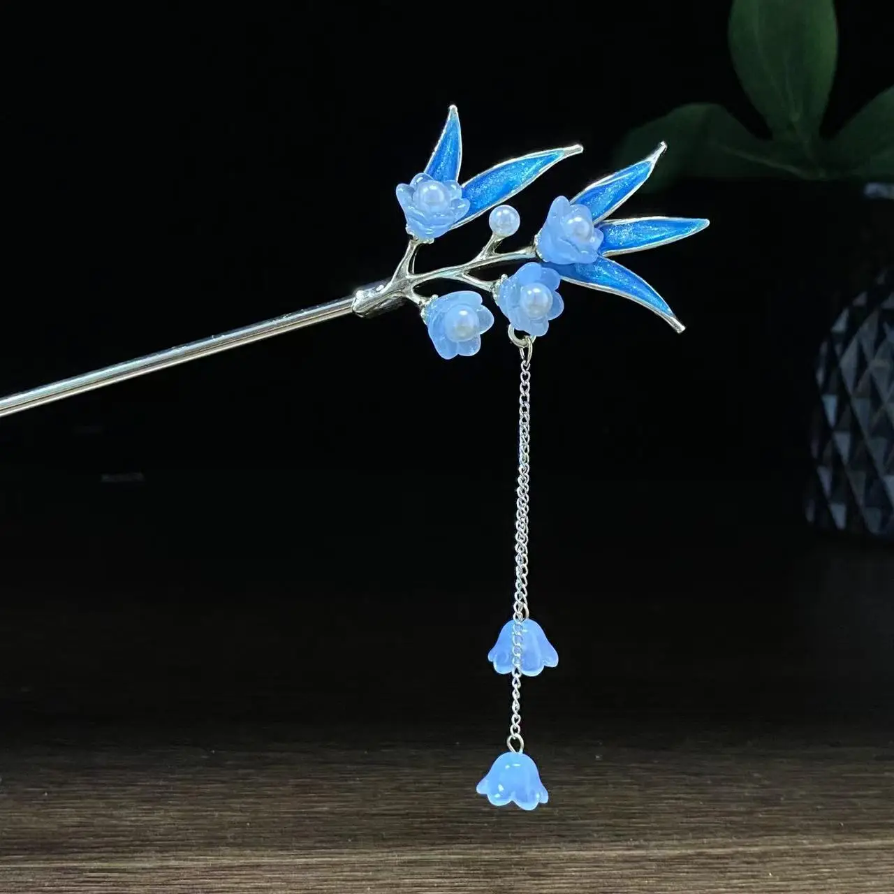 Antique Star Hanfu Hairpin with Pearl Drop - Image 69