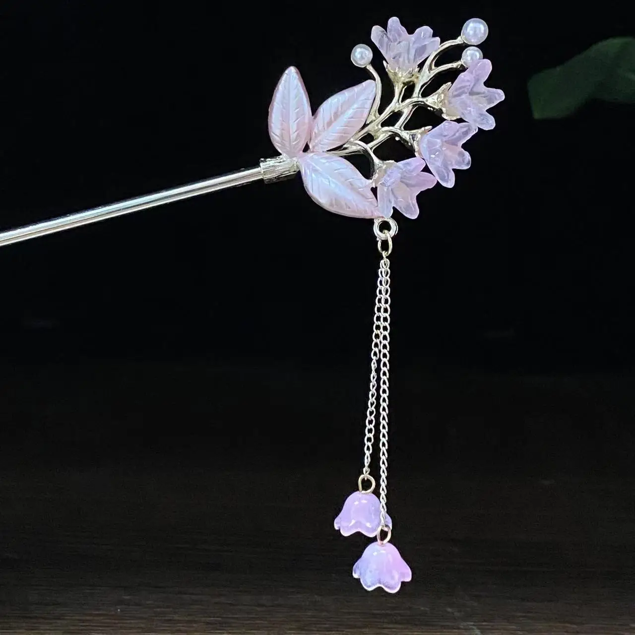Antique Star Hanfu Hairpin with Pearl Drop - Image 71