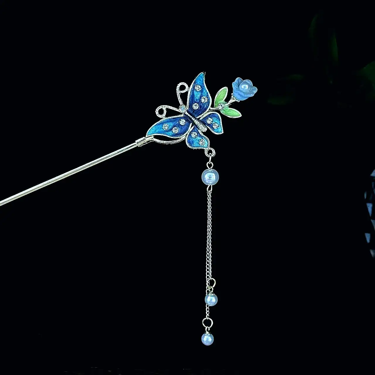 Antique Star Hanfu Hairpin with Pearl Drop - Image 73