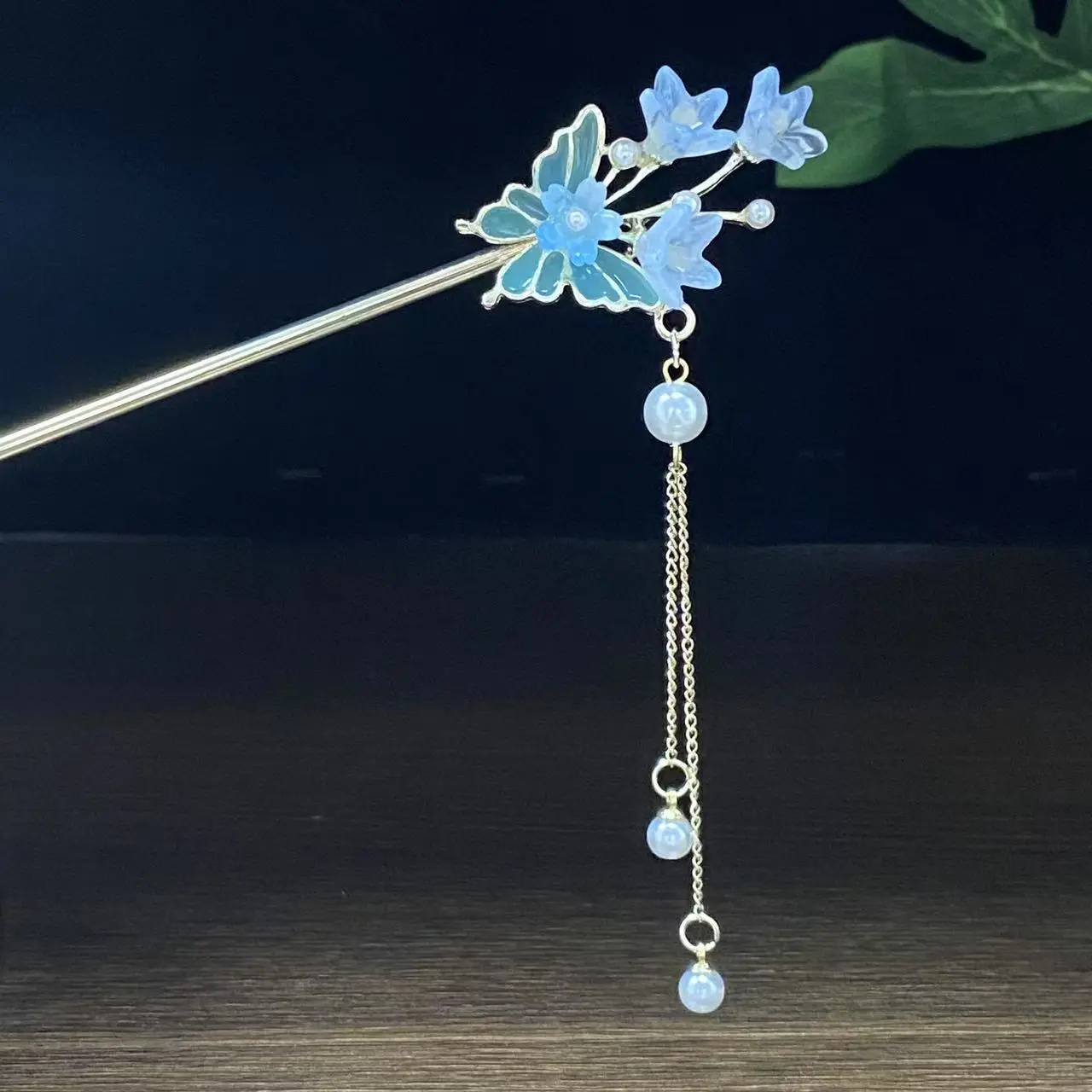 Antique Star Hanfu Hairpin with Pearl Drop - Image 79