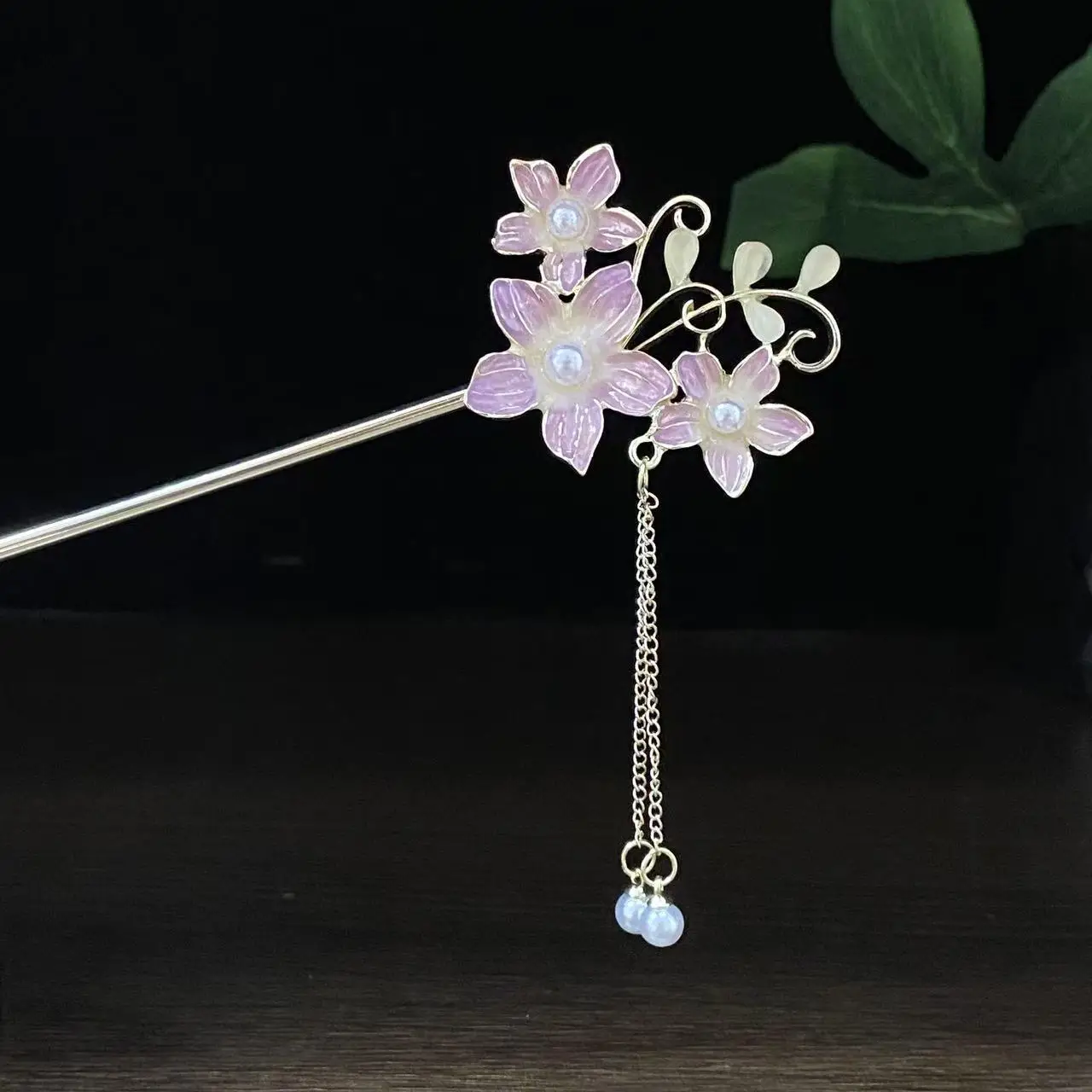 Antique Star Hanfu Hairpin with Pearl Drop - Image 83