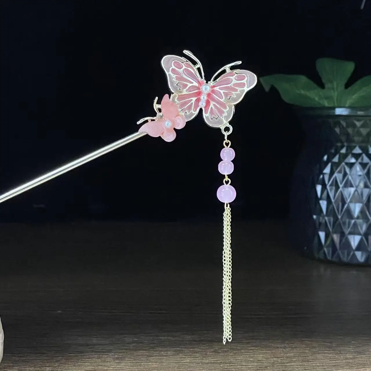 Antique Star Hanfu Hairpin with Pearl Drop - Image 99