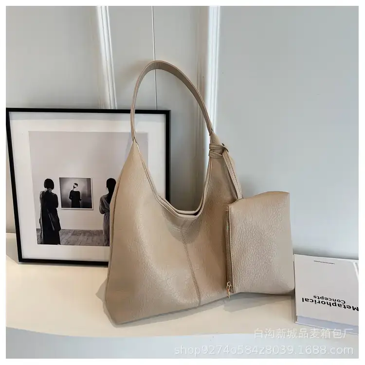 Summer Korean Style Beige Tote Bag for Women - Image 2