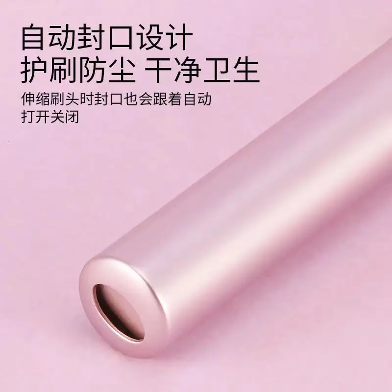 Cross-border Aluminum Double Lip Brush Makeup Artist