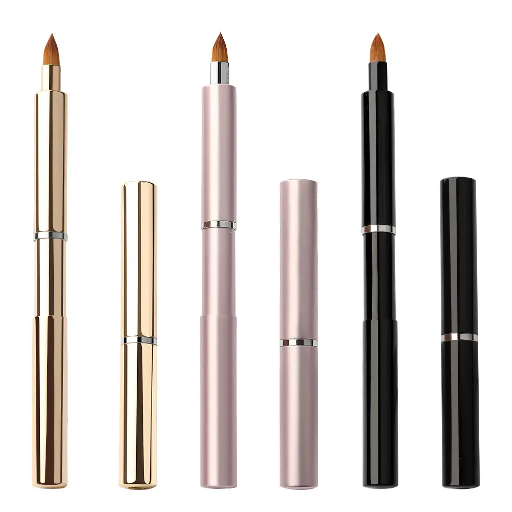 Cross-border Aluminum Double Lip Brush Makeup Artist — feature 10