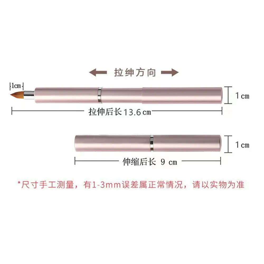 Cross-border Aluminum Double Lip Brush Makeup Artist — feature 11