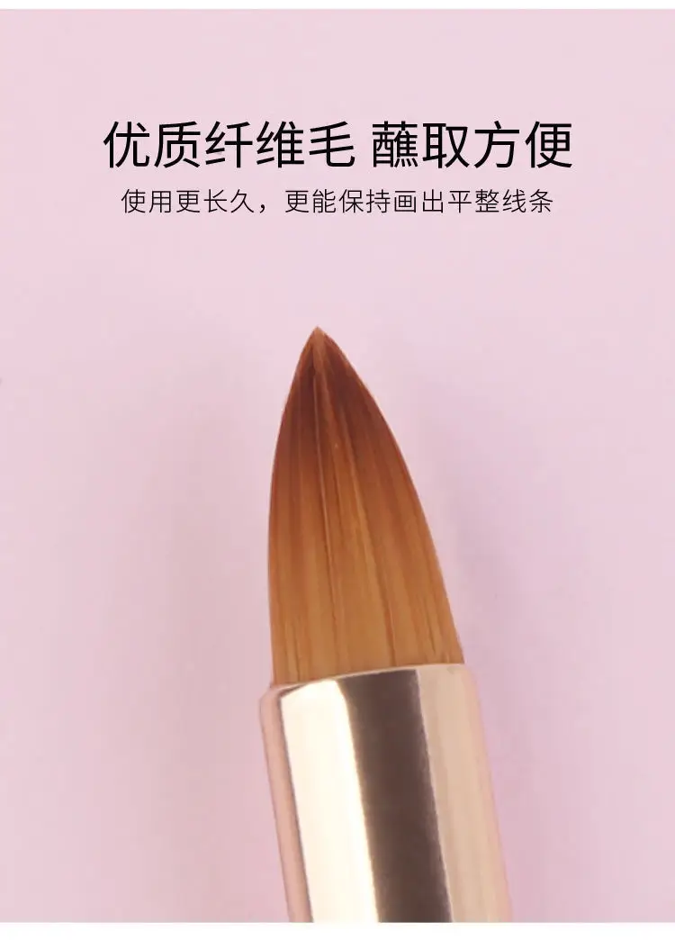 Cross-border Aluminum Double Lip Brush Makeup Artist — feature 17