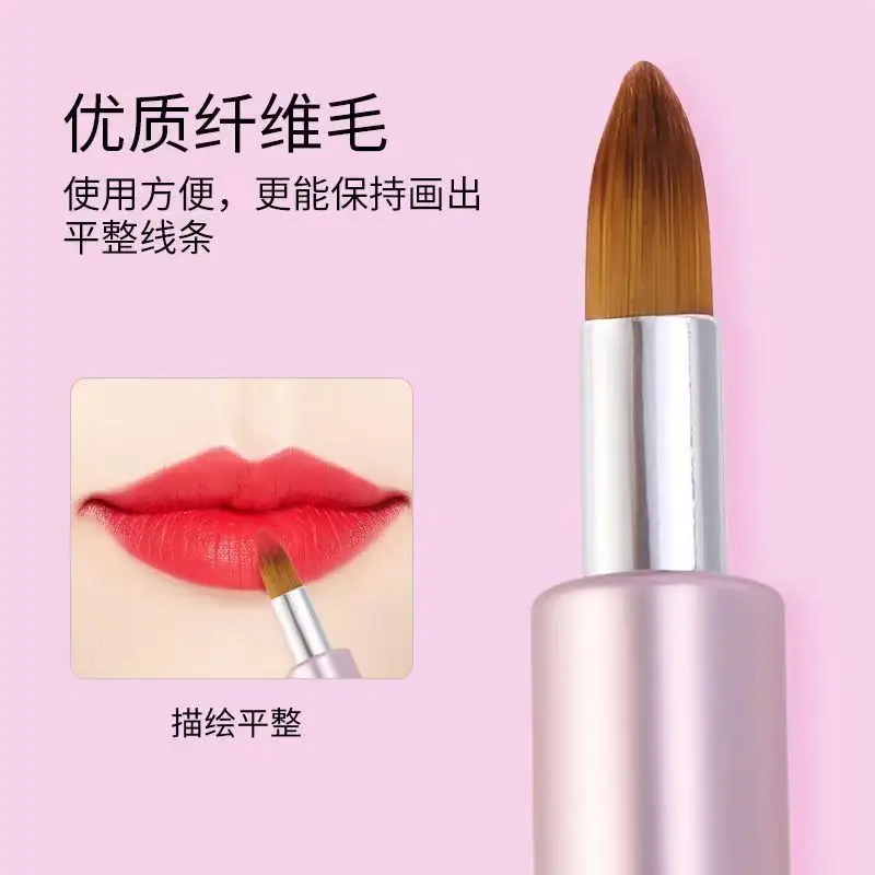 Cross-border Aluminum Double Lip Brush Makeup Artist — feature 5