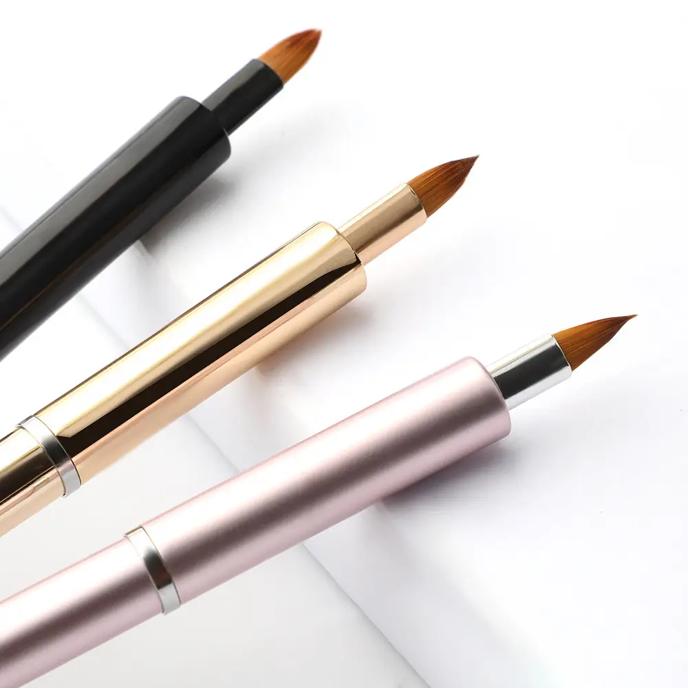Cross-border Aluminum Double Lip Brush Makeup Artist — feature 7