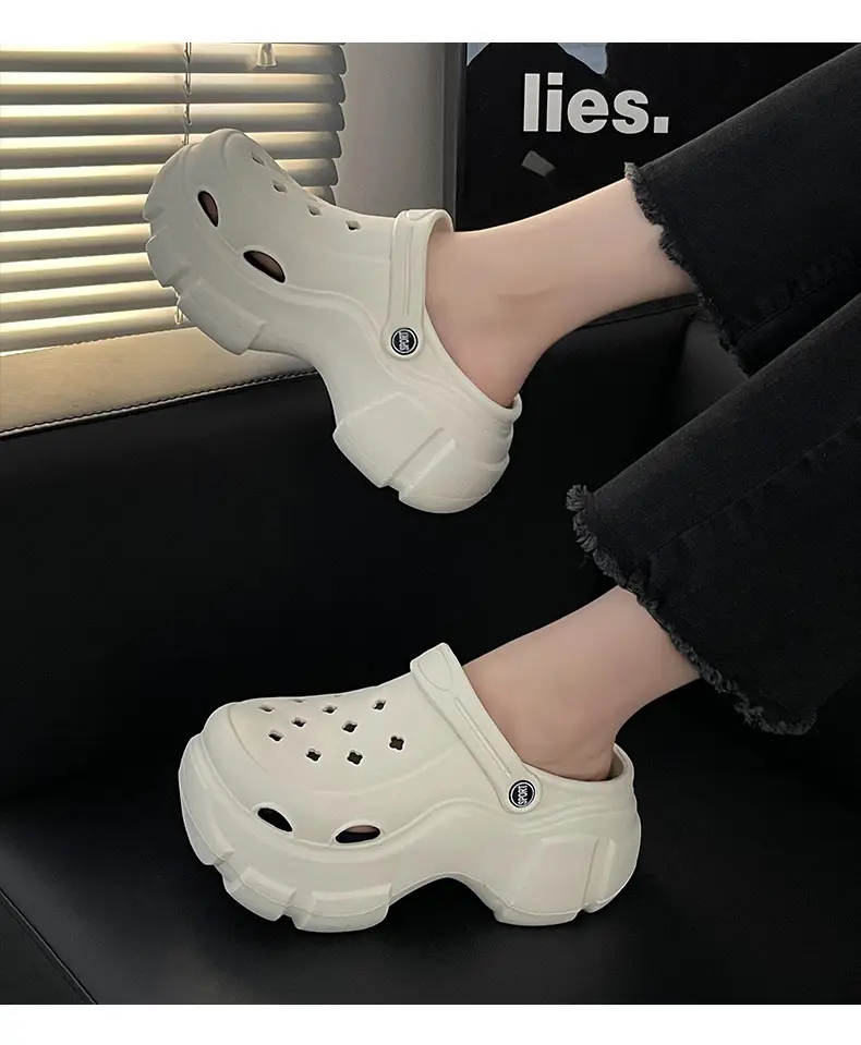 Nanbo Wan White EVA Heel Slippers Summer — feature 12