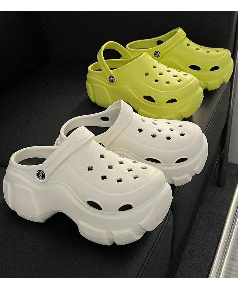 Nanbo Wan White EVA Heel Slippers Summer — feature 13