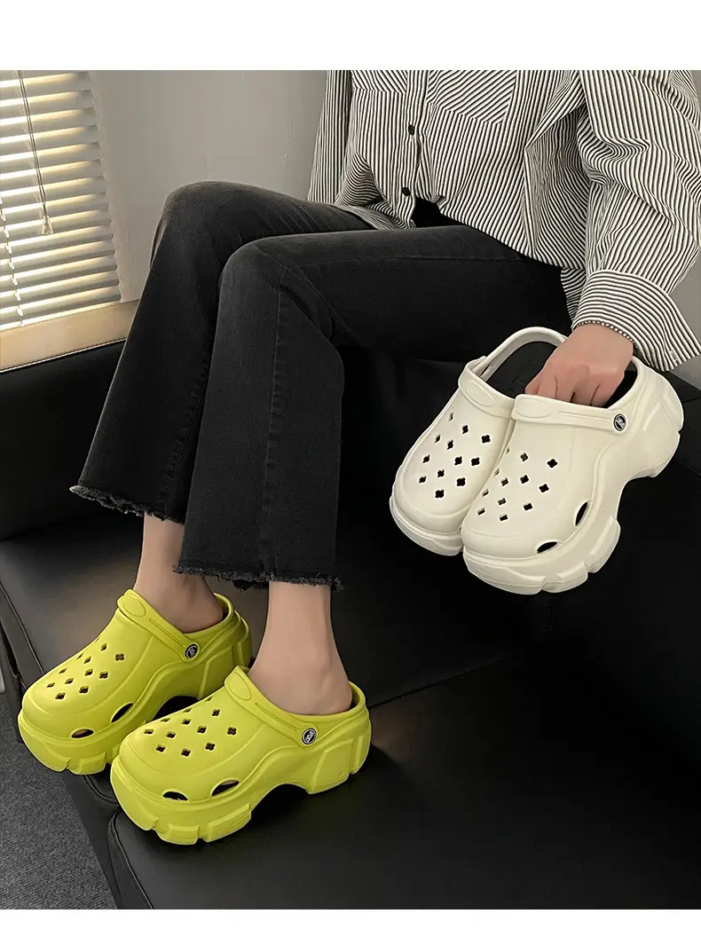 Nanbo Wan White EVA Heel Slippers Summer — feature 9