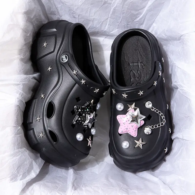 Nanbo Wan White EVA Heel Slippers Summer - Image 4