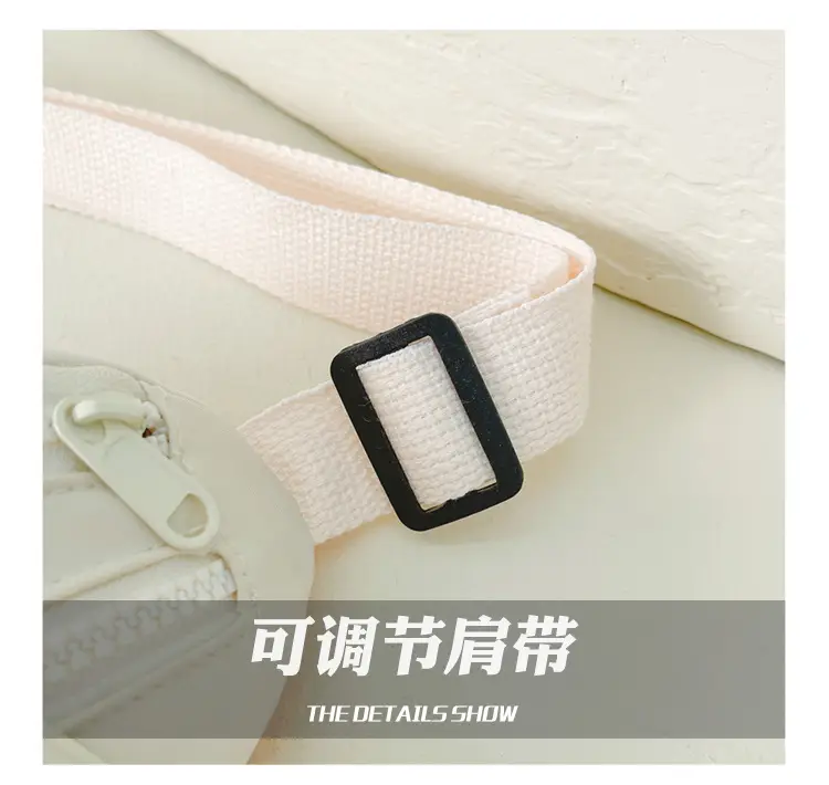 Kids Coin Purse Black White Letters Crossbody Bag — feature 32