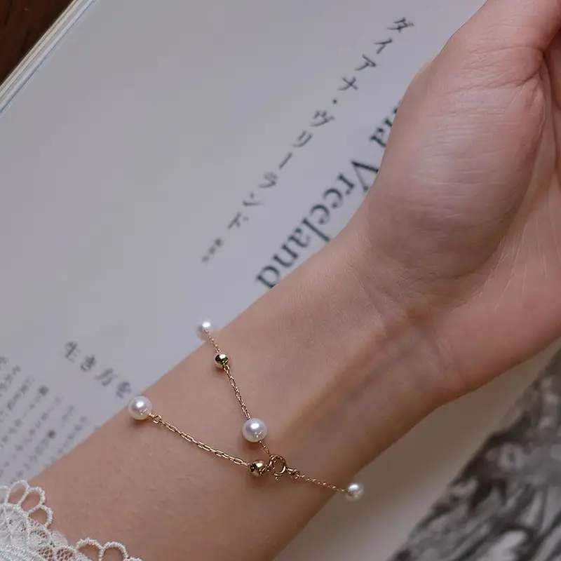 Freshwater Pearl Gypsophila Bracelet for Women - Image 2