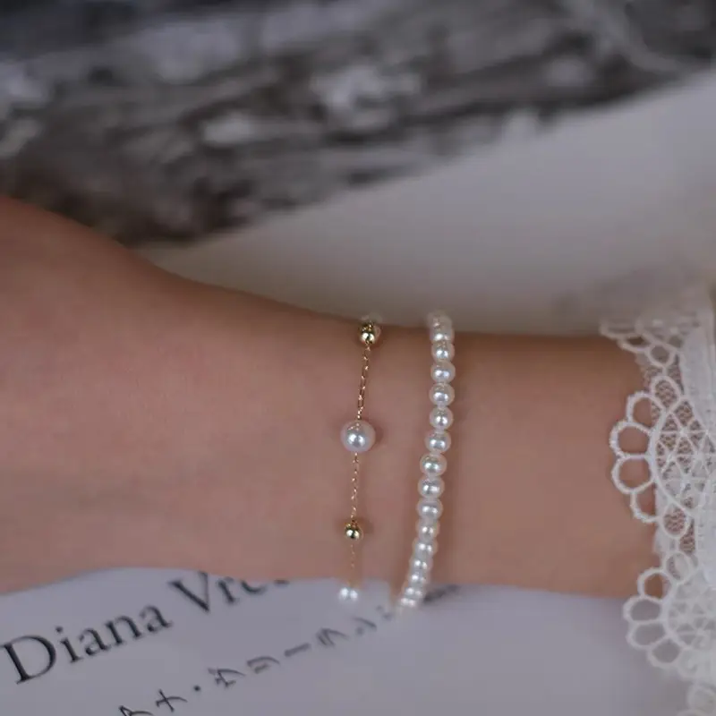 Freshwater Pearl Gypsophila Bracelet for Women - Image 3