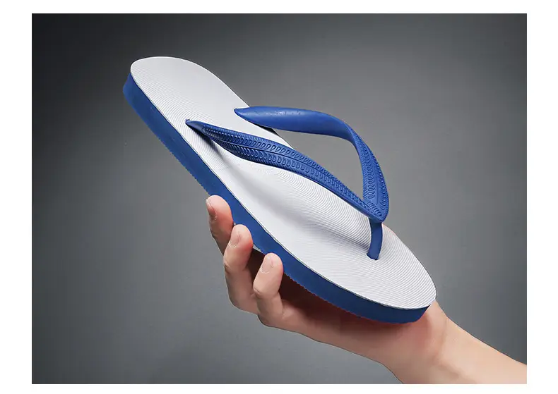 Cool Road Summer Men's Red Slip-On Flip Flops — feature 25