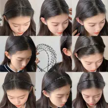 White Deer Twist Hair Band with Cranial Top Design — feature 7