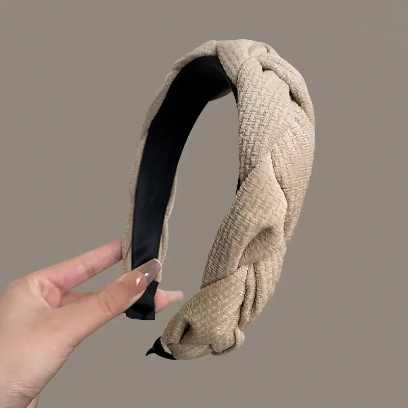 White Deer Twist Hair Band with Cranial Top Design - Image 2