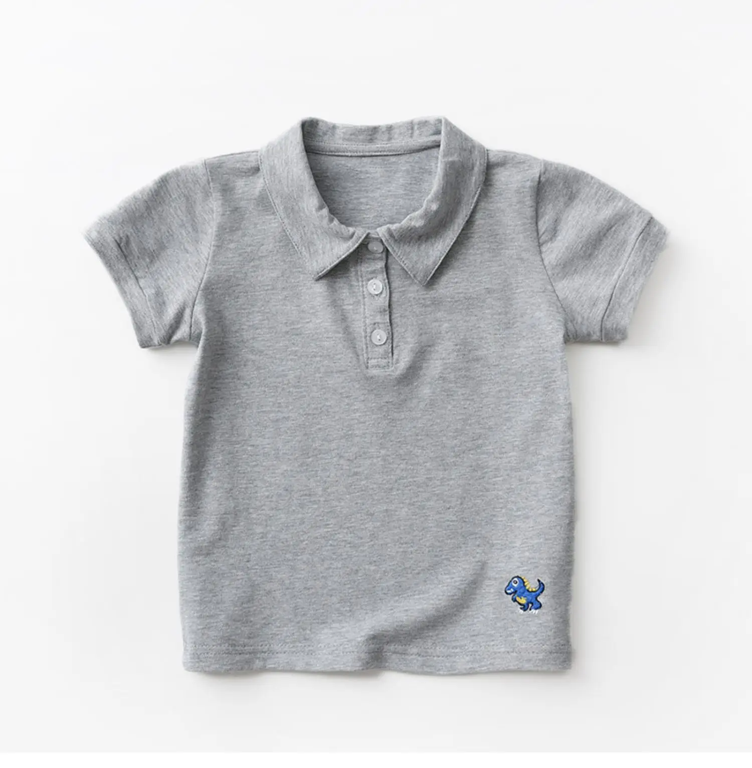 Children's Cotton Polo T-Shirts Set of 3 — feature 11