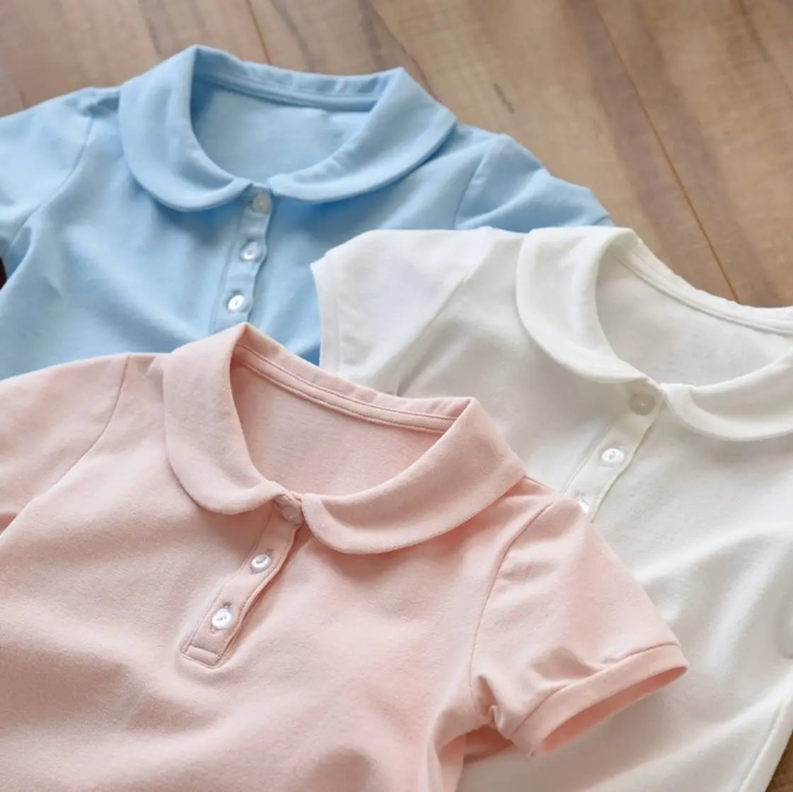 Children's Cotton Polo T-Shirts Set of 3 — feature 24