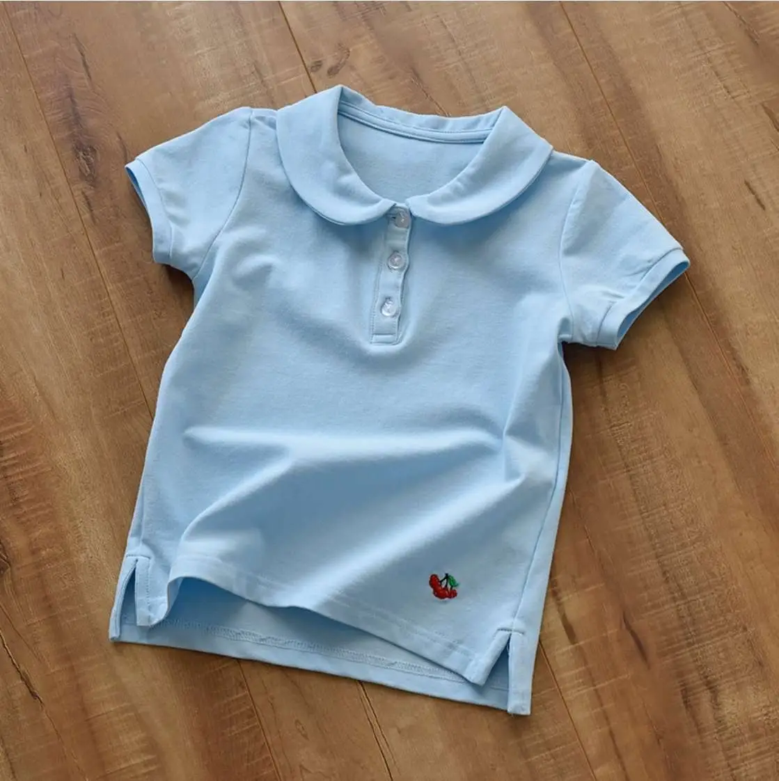 Children's Cotton Polo T-Shirts Set of 3 — feature 27