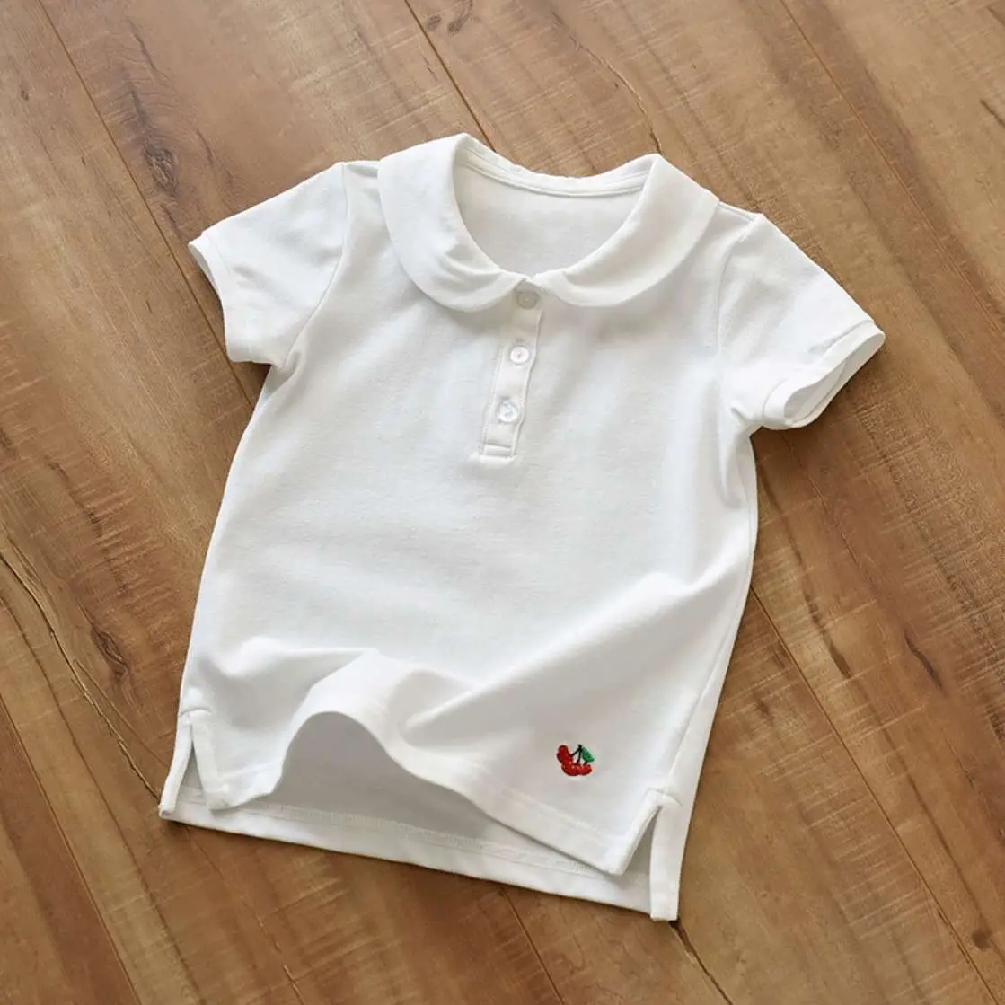 Children's Cotton Polo T-Shirts Set of 3 — feature 32