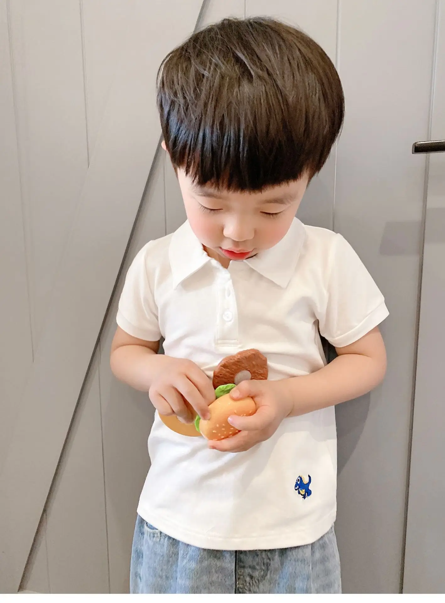 Children's Cotton Polo T-Shirts Set of 3 — feature 6