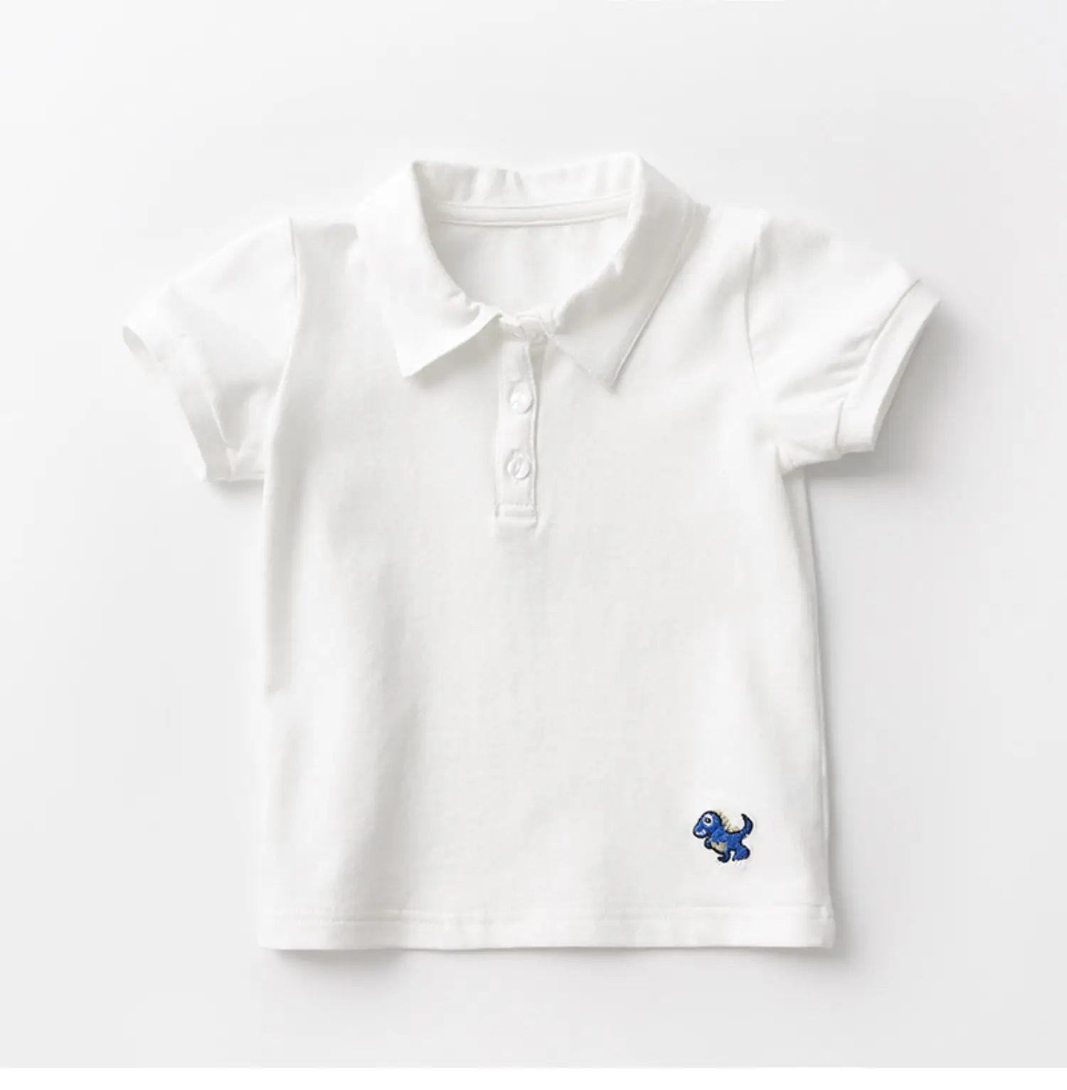Children's Cotton Polo T-Shirts Set of 3 — feature 9