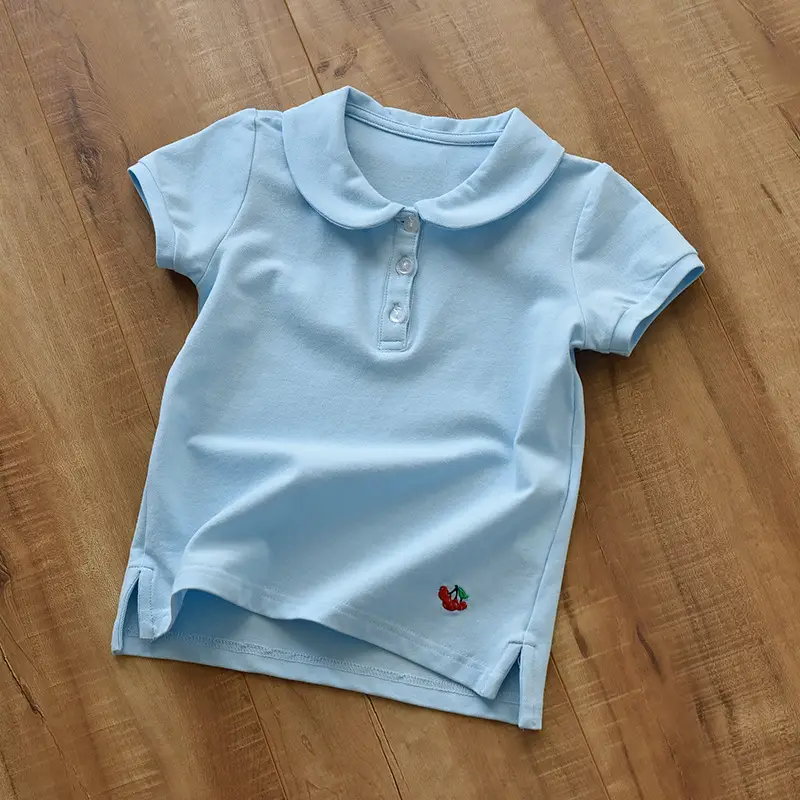 Children's Cotton Polo T-Shirts Set of 3 - Image 6