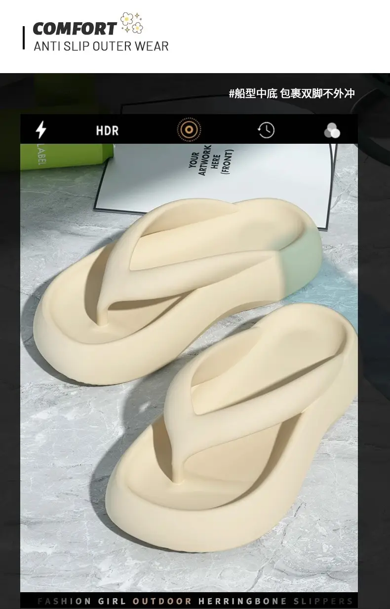 Women's Pink EVA Flip Flops 2023 Summer — feature 4
