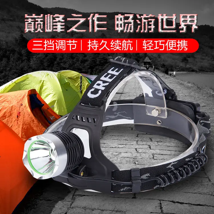 Rechargeable Outdoor Headlamp with Strong LED Light — feature 25