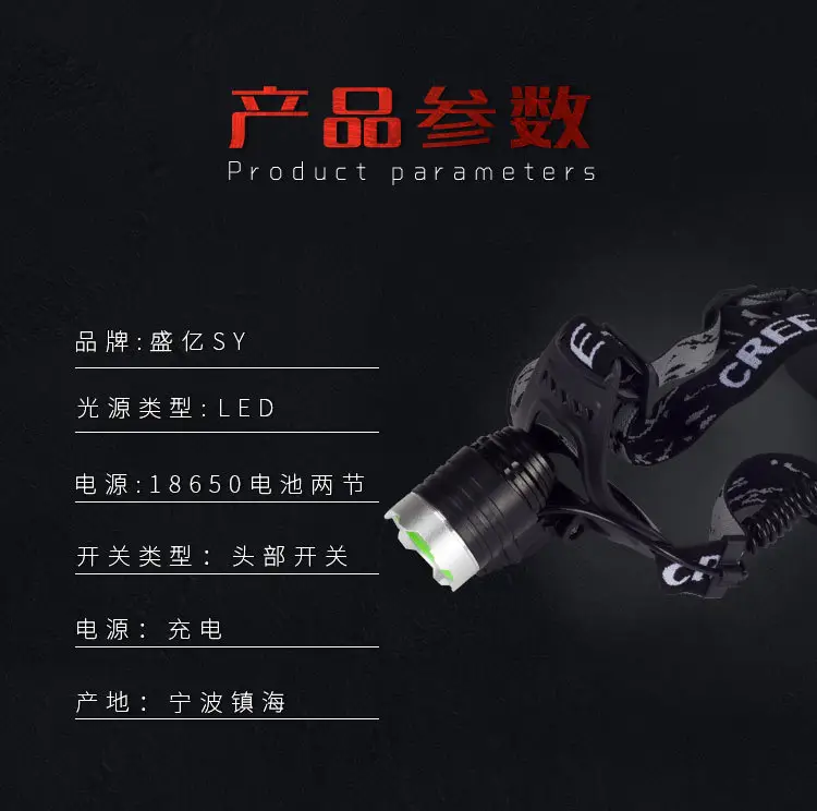 Rechargeable Outdoor Headlamp with Strong LED Light — feature 3