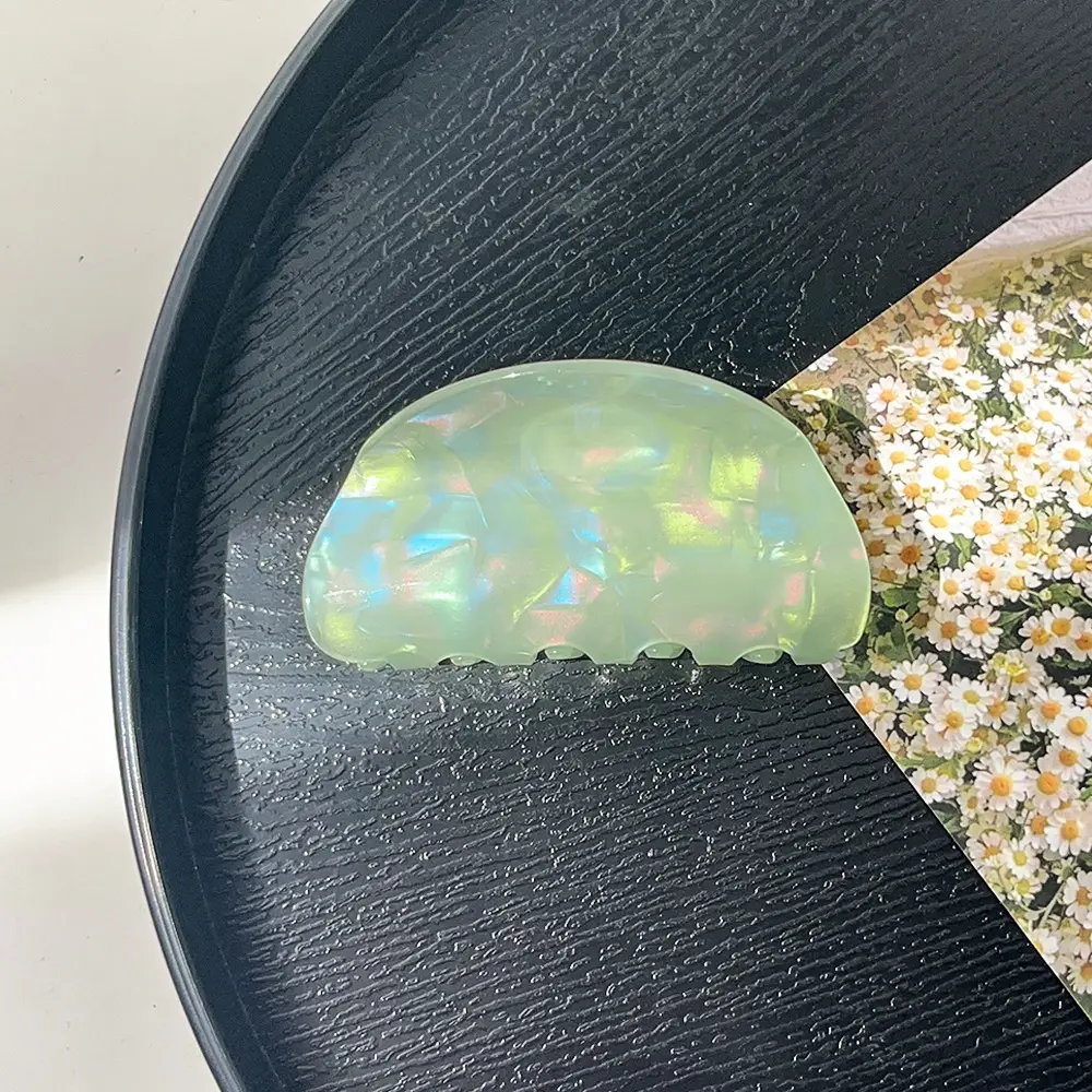 South Korea Dongdaemun New Hairpin Female Ins Acrylic High Sense Back Head Updo Shark Clip Simple Grip - Image 15