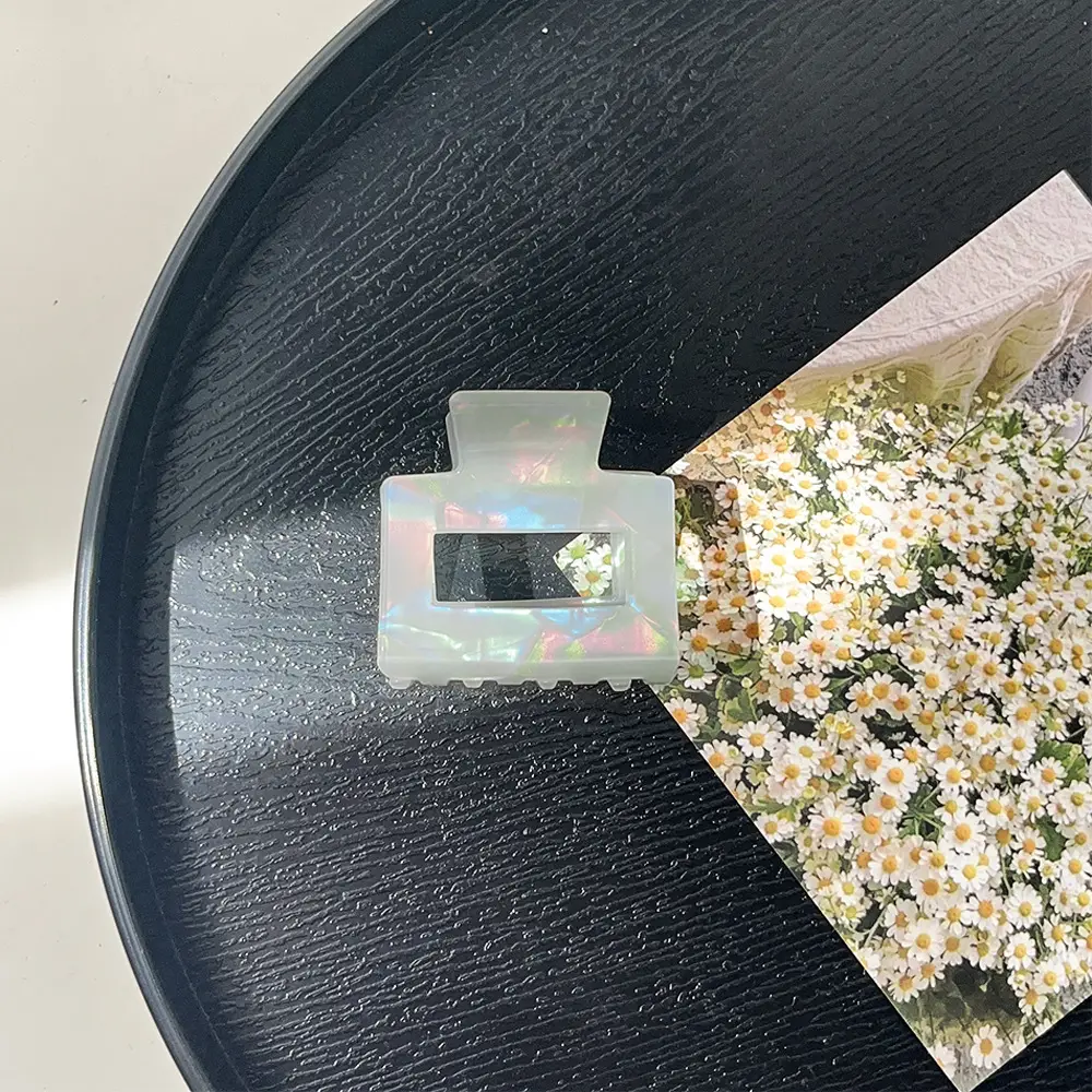 South Korea Dongdaemun New Hairpin Female Ins Acrylic High Sense Back Head Updo Shark Clip Simple Grip - Image 24